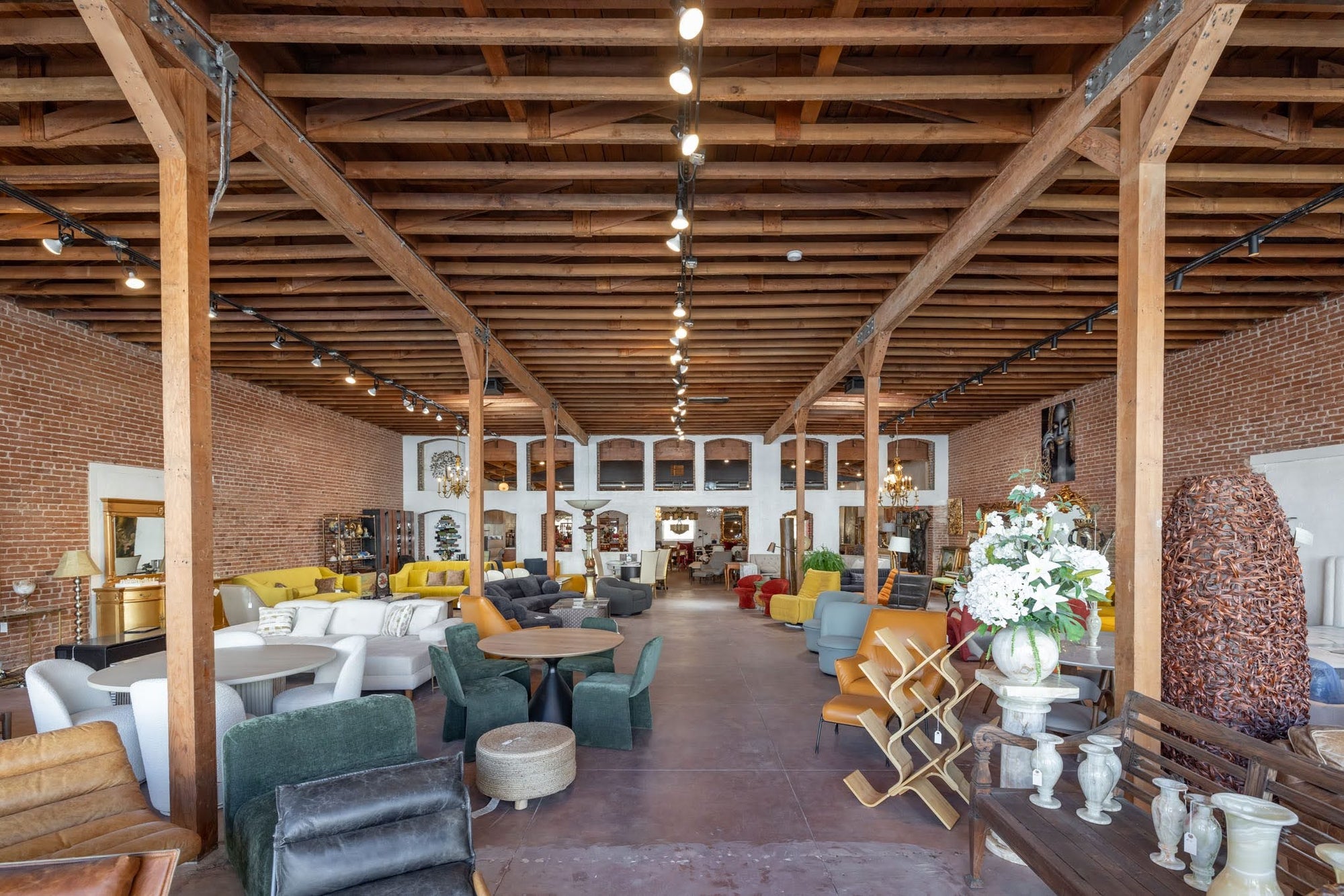 Inside the Furniture Collection furniture showroom in Melrose Hill, Los Angeles