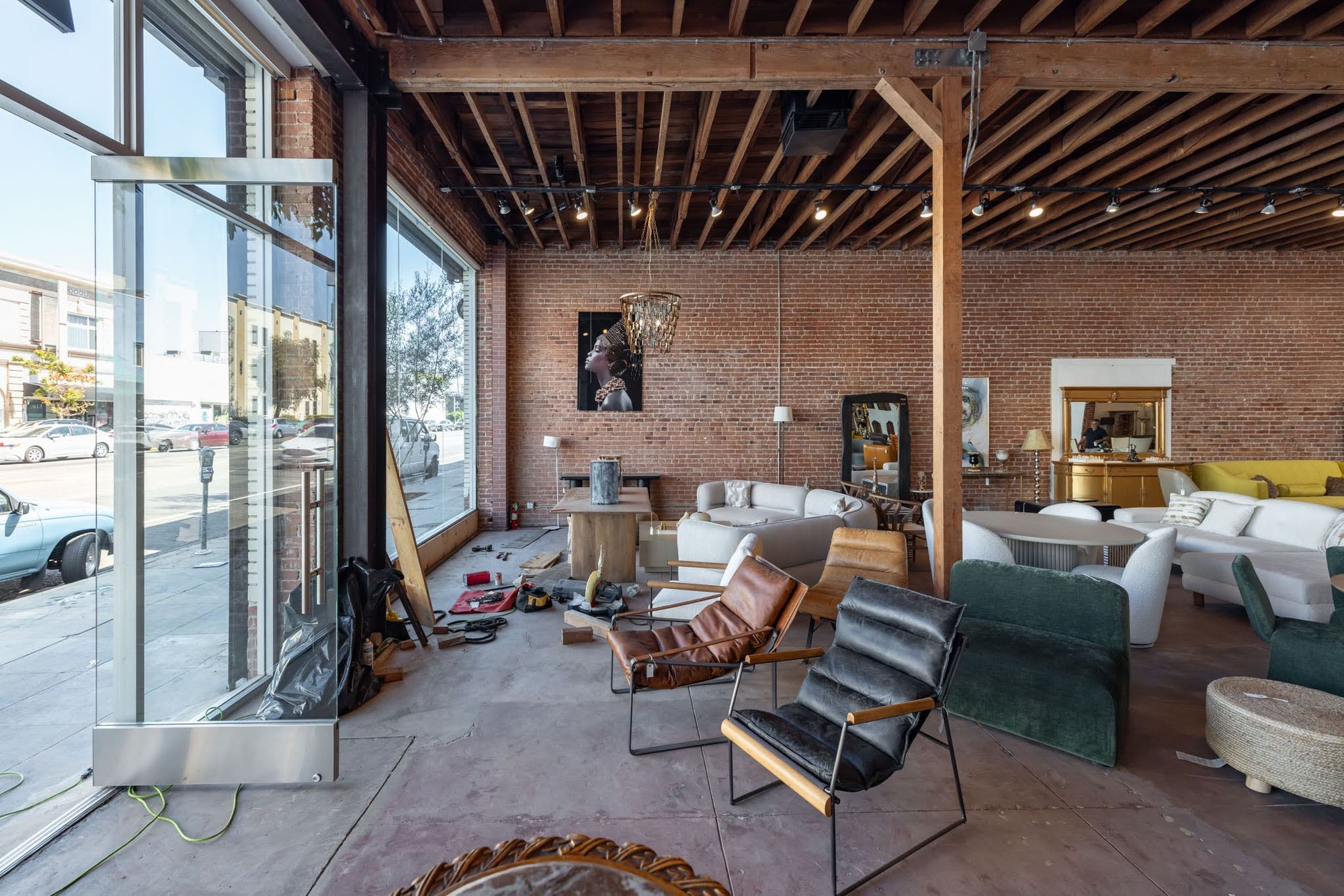 Inside the Furniture Collection furniture showroom in Melrose Hill, Los Angeles