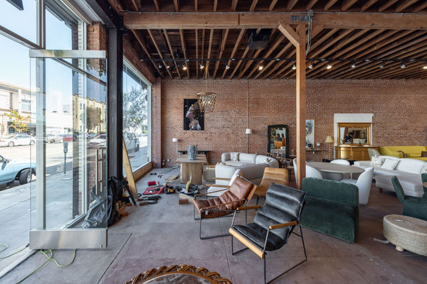 Inside the Furniture Collection furniture showroom in Melrose Hill, Los Angeles