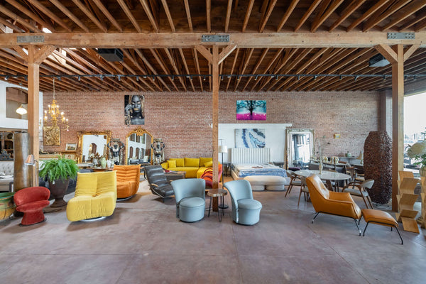 Inside the Furniture Collection furniture showroom in Melrose Hill, Los Angeles