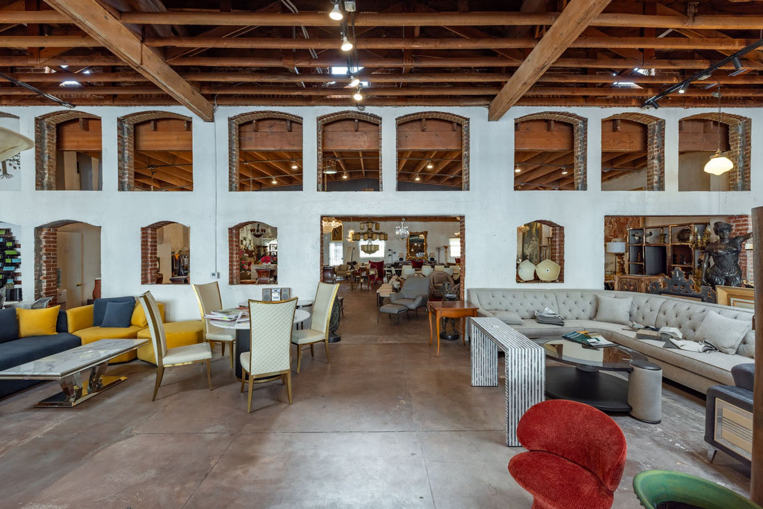 Inside the Furniture Collection furniture showroom in Melrose Hill, Los Angeles