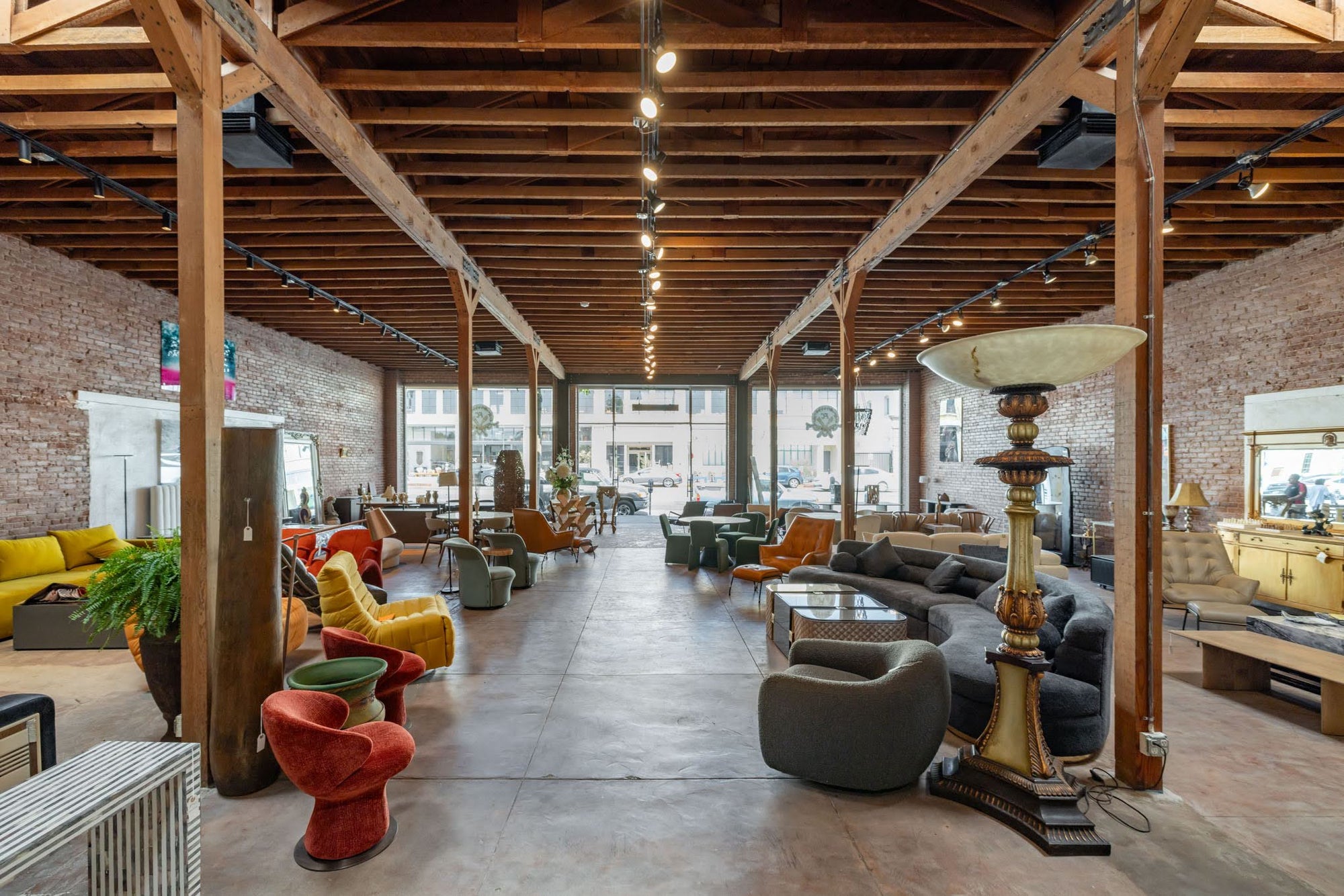 Inside the Furniture Collection furniture showroom in Melrose Hill, Los Angeles