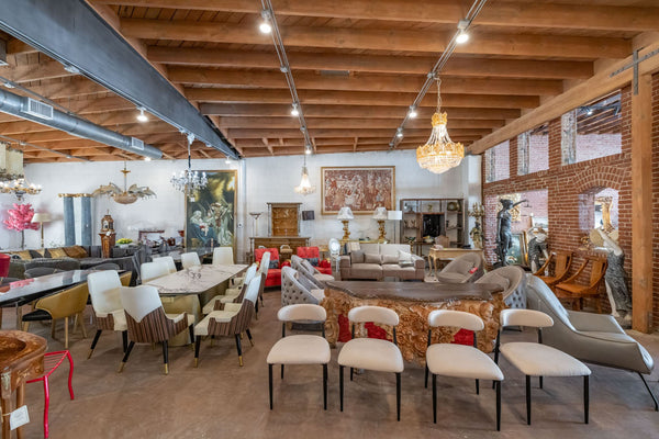 Inside the Furniture Collection furniture showroom in Melrose Hill, Los Angeles