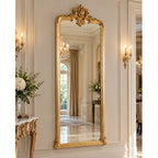 Versailles Royale Ornate Gold Full-Length Wall Mirror