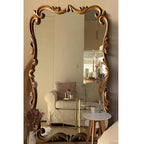 Ornate Gold Baroque Full-Length Floor Mirror