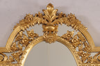 Seraphina Royal Crest Wall Mirror – Luxury Ornate Gold European Statement Mirror