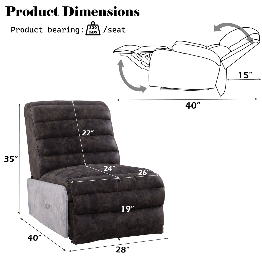 Okzuil Power Motion Recliner