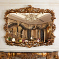 Ornate Baroque Accent Mirror – Gold or Silver Finish