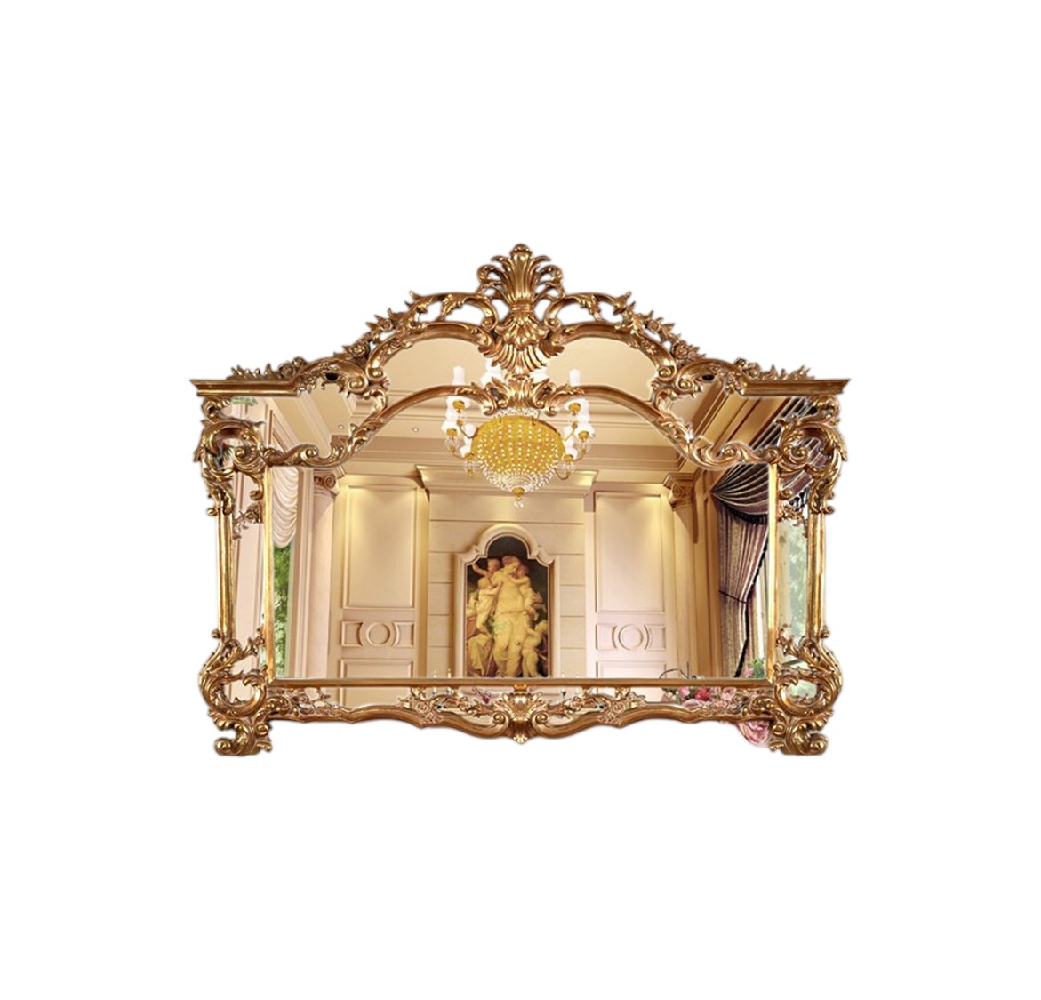 Luxurious Carved Wall Mirror