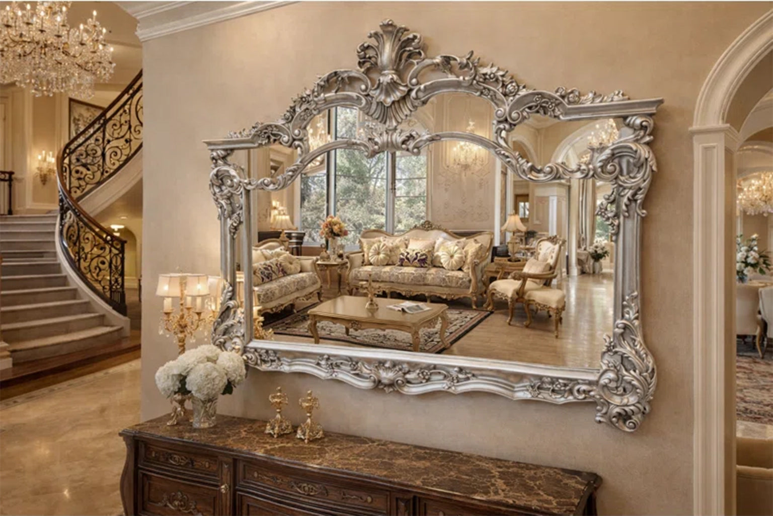 Royal Versailles Statement Mirror