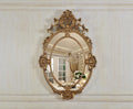 Royal Crest Ornate Gold Wall Mirror