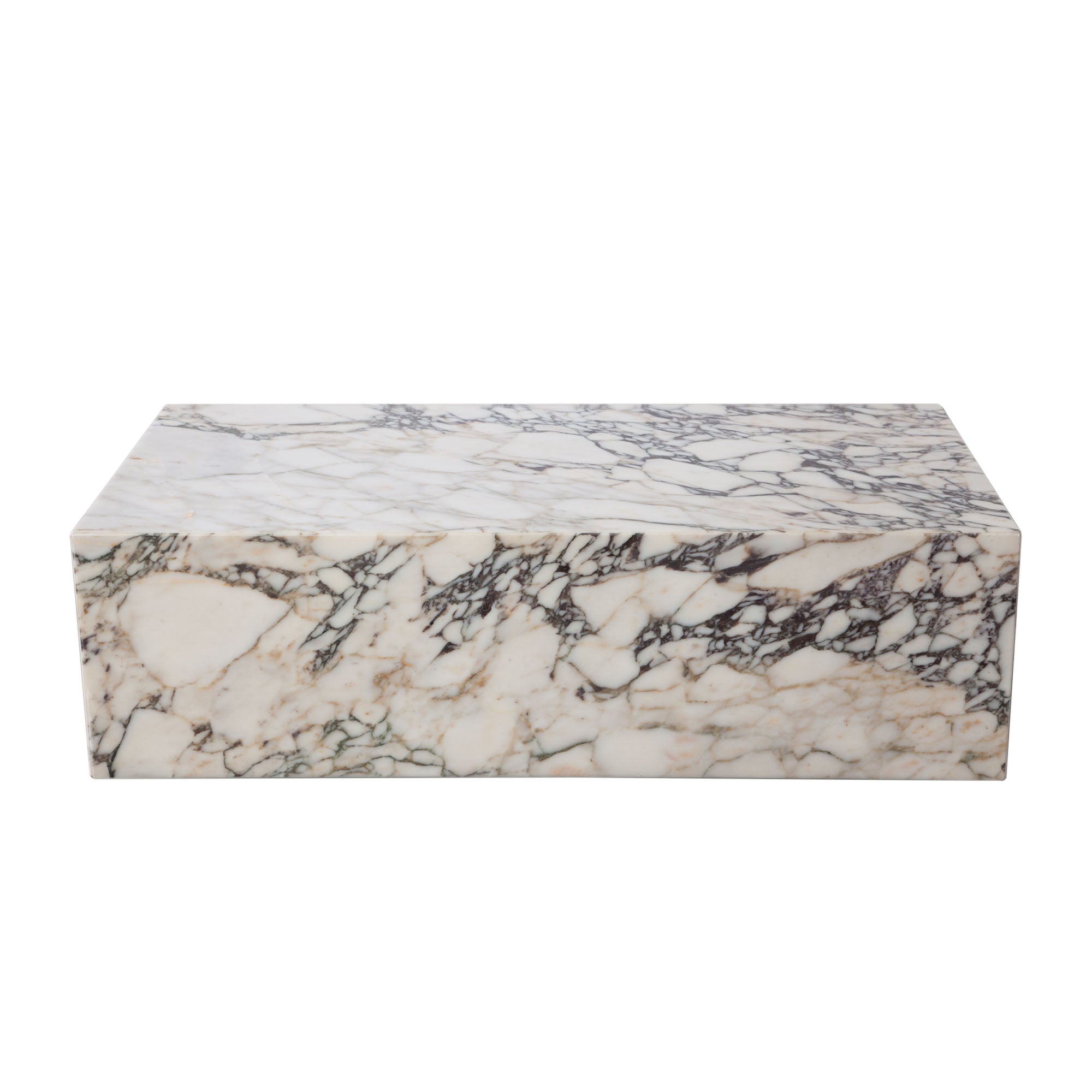 Moderna White Quartz Marble Coffee Table