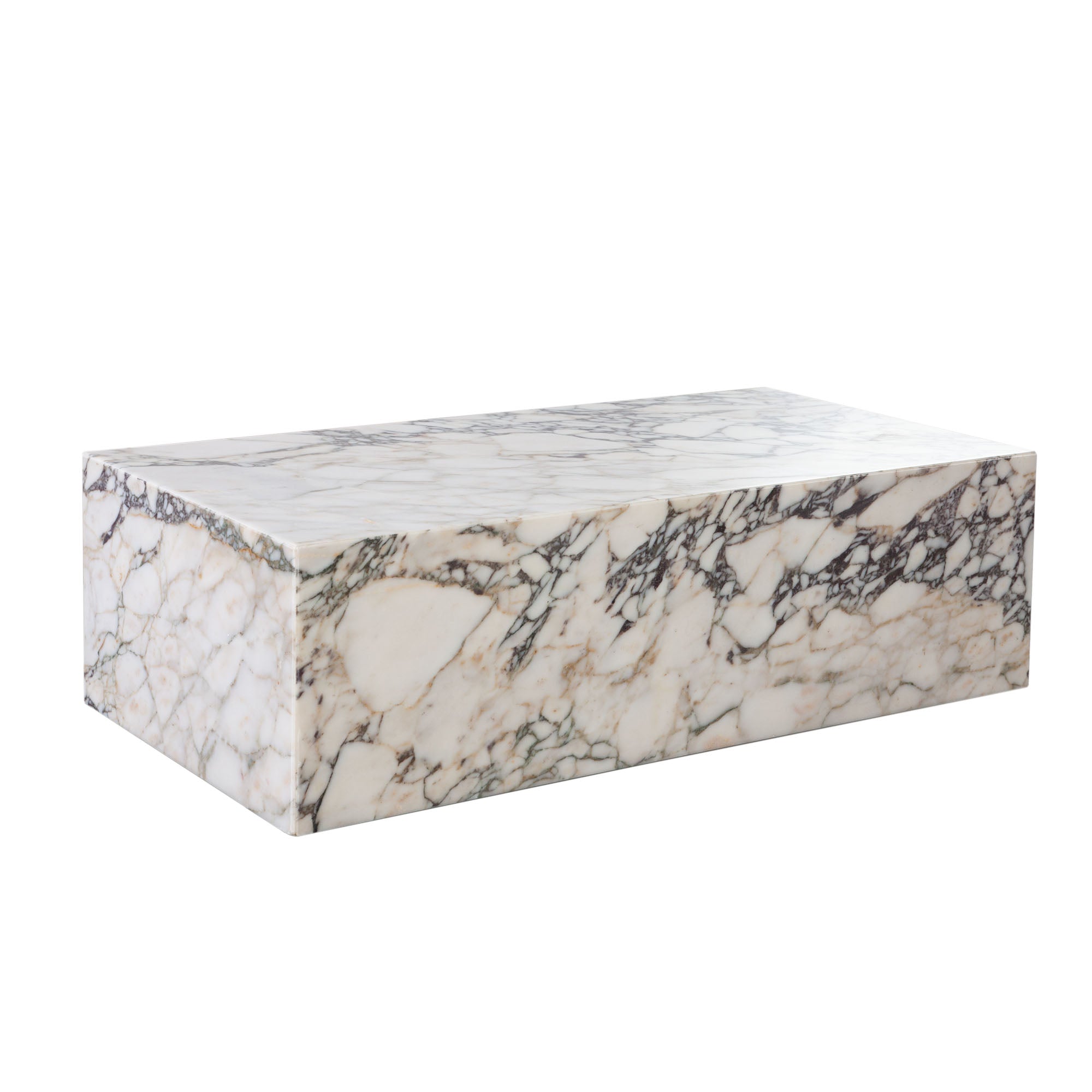 Moderna White Quartz Marble Coffee Table