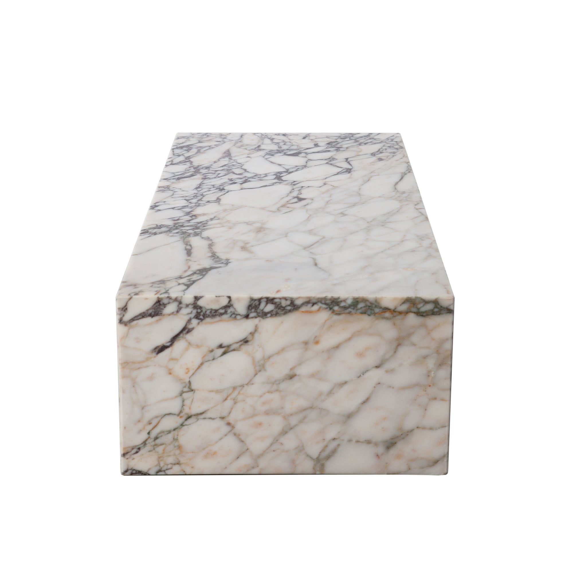Moderna White Quartz Marble Coffee Table