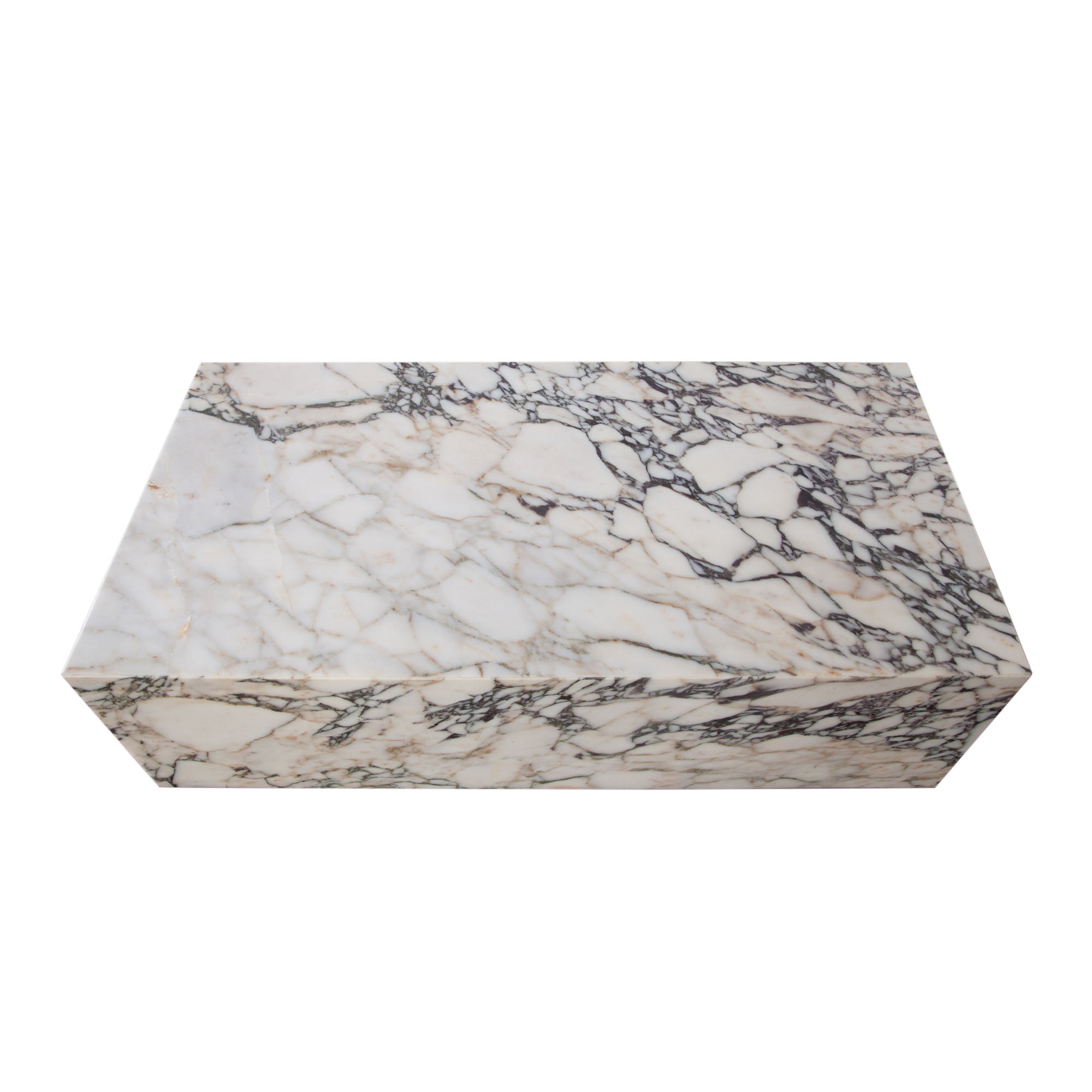 Moderna White Quartz Marble Coffee Table