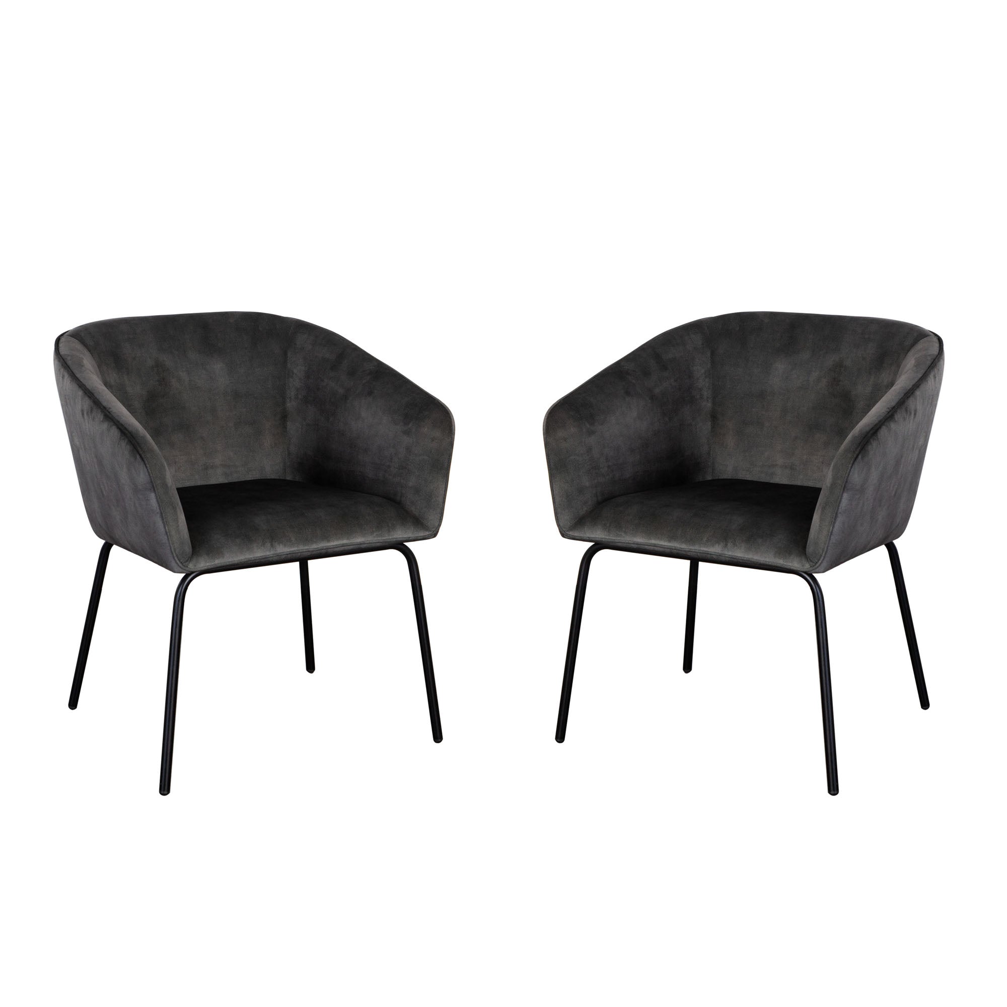 Moderna Velvet Upholstered Armchair