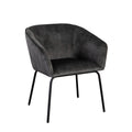 Moderna Velvet Upholstered Armchair