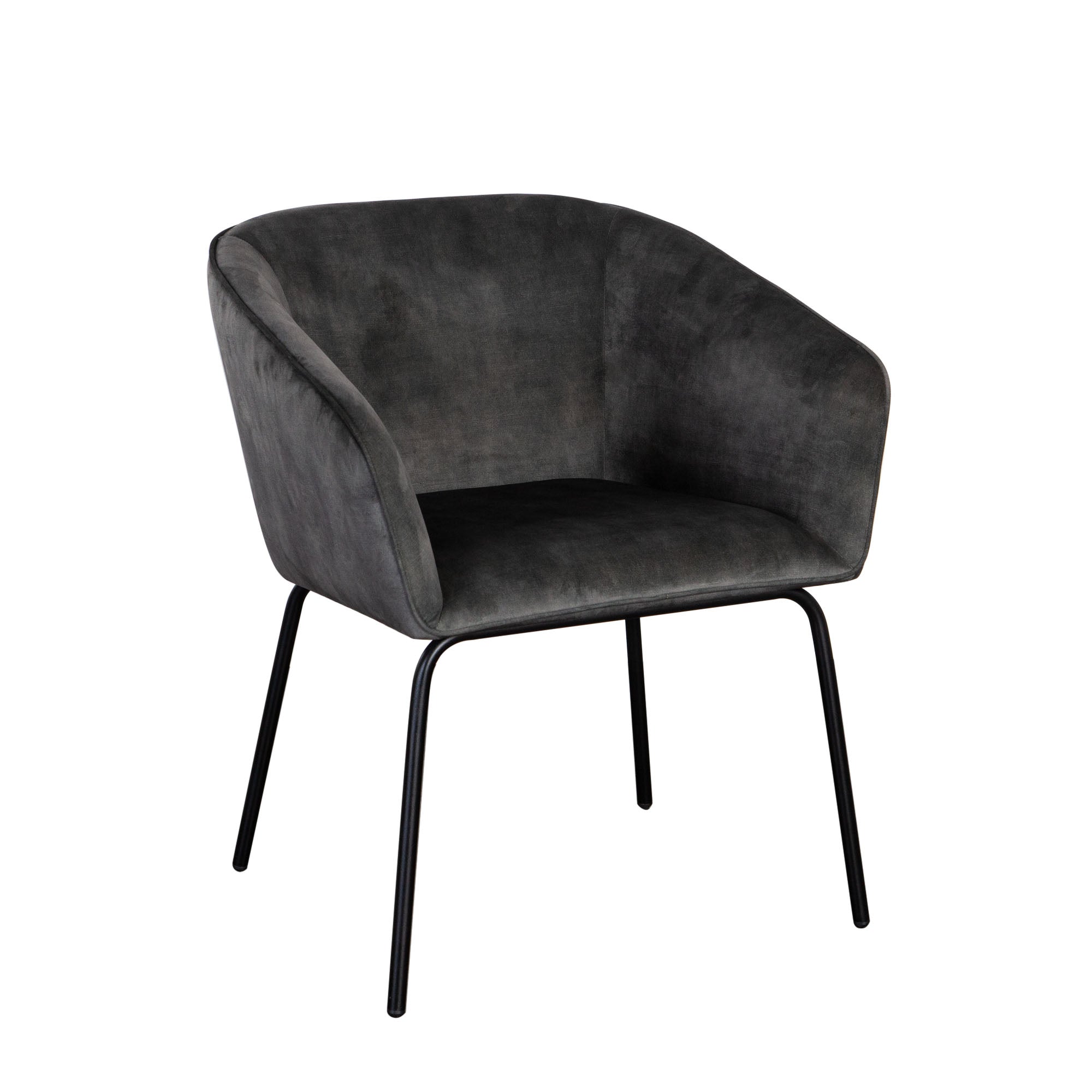 Moderna Velvet Upholstered Armchair