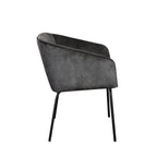 Moderna Velvet Upholstered Armchair