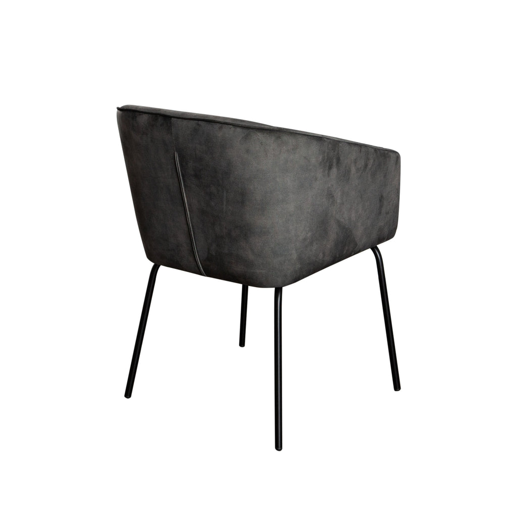 Moderna Velvet Upholstered Armchair