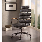 Vintage Executive Top-Grain Leather Office Chair – High Back Swivel Desk Chair