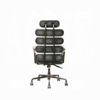 Vintage Executive Top-Grain Leather Office Chair – High Back Swivel Desk Chair
