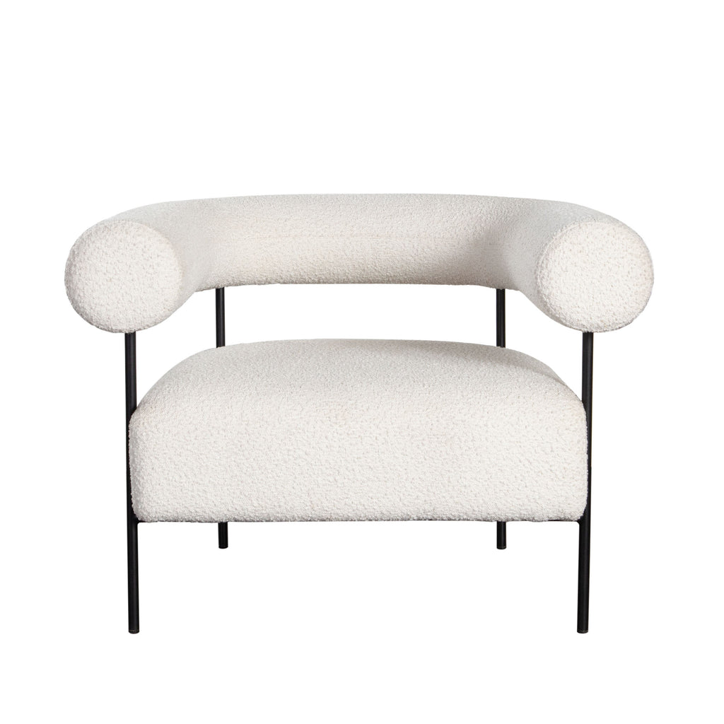 Moderna Curved Back Accent Chair