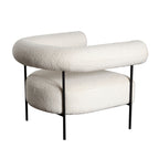 Moderna Curved Back Accent Chair