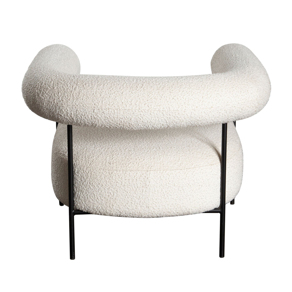 Moderna Curved Back Accent Chair