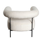 Moderna Curved Back Accent Chair