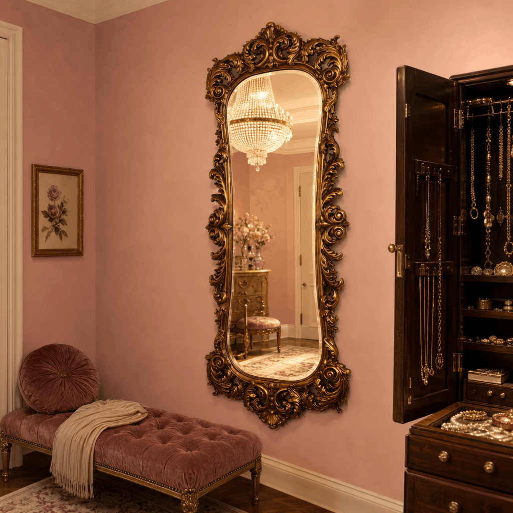 Daylan Solid Wood Elongated Mirror