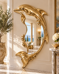 Golden Dolphin Sculptural Mirror