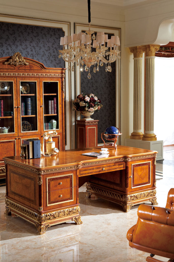 Palatial Walnut Office Desk