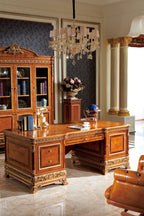 Palatial Walnut Office Desk