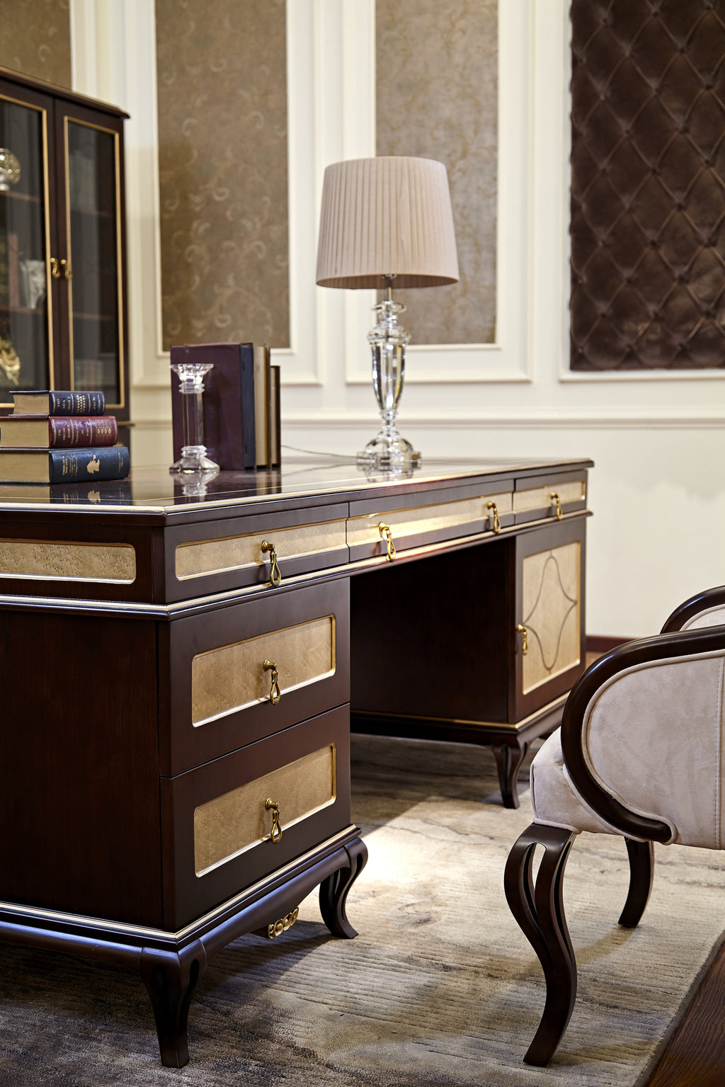 Luxury Mahogany Executive Desk