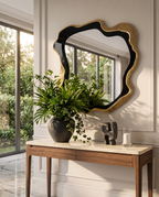 Eclisse Black & Gold Accent Mirror