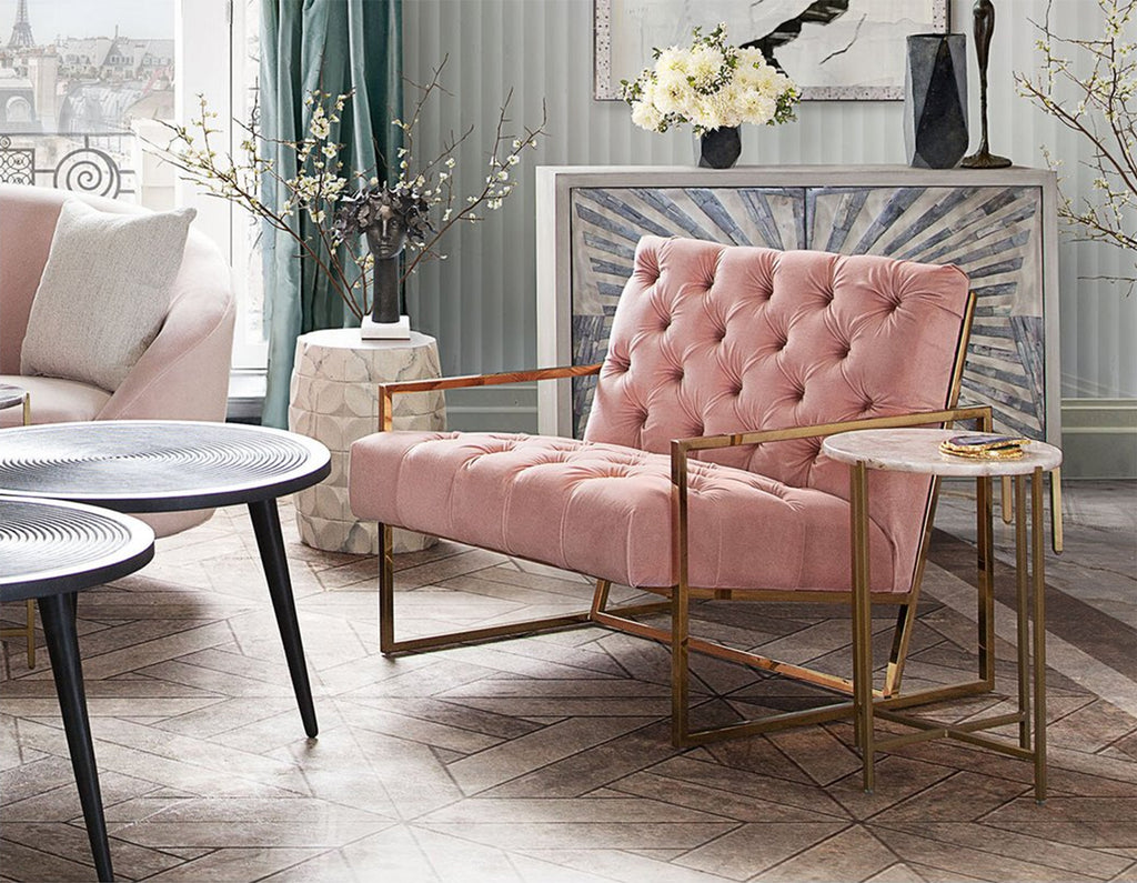 Luxe Tufted Accent Chair