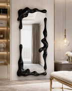 Onda Noir Floor Mirror