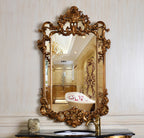 Artisan-Made Ornate Gold Mirror