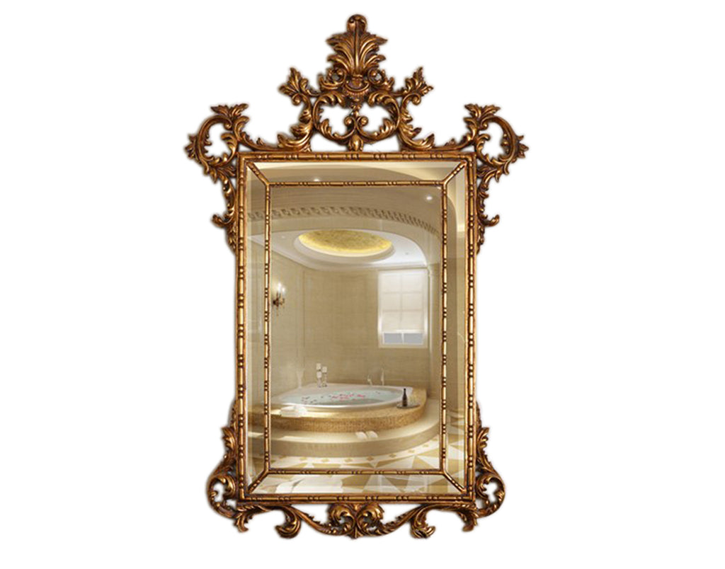 Solid Wood Flat Wall Mirror