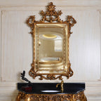 Solid Wood Flat Wall Mirror