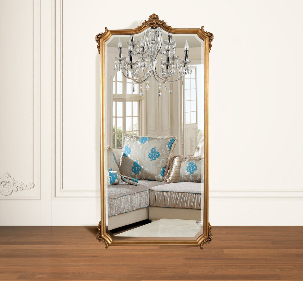 Palais Royale Gold Leaf Full-length Mirror