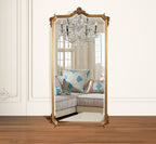 Palais Royale Gold Leaf Full-length Mirror