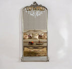 Grand French Rococo Style Mirror With Intricate Detailing