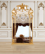 Gilded French-Inspired Gold Mirror