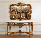 Ornate Baroque Accent Mirror – Gold or Silver Finish