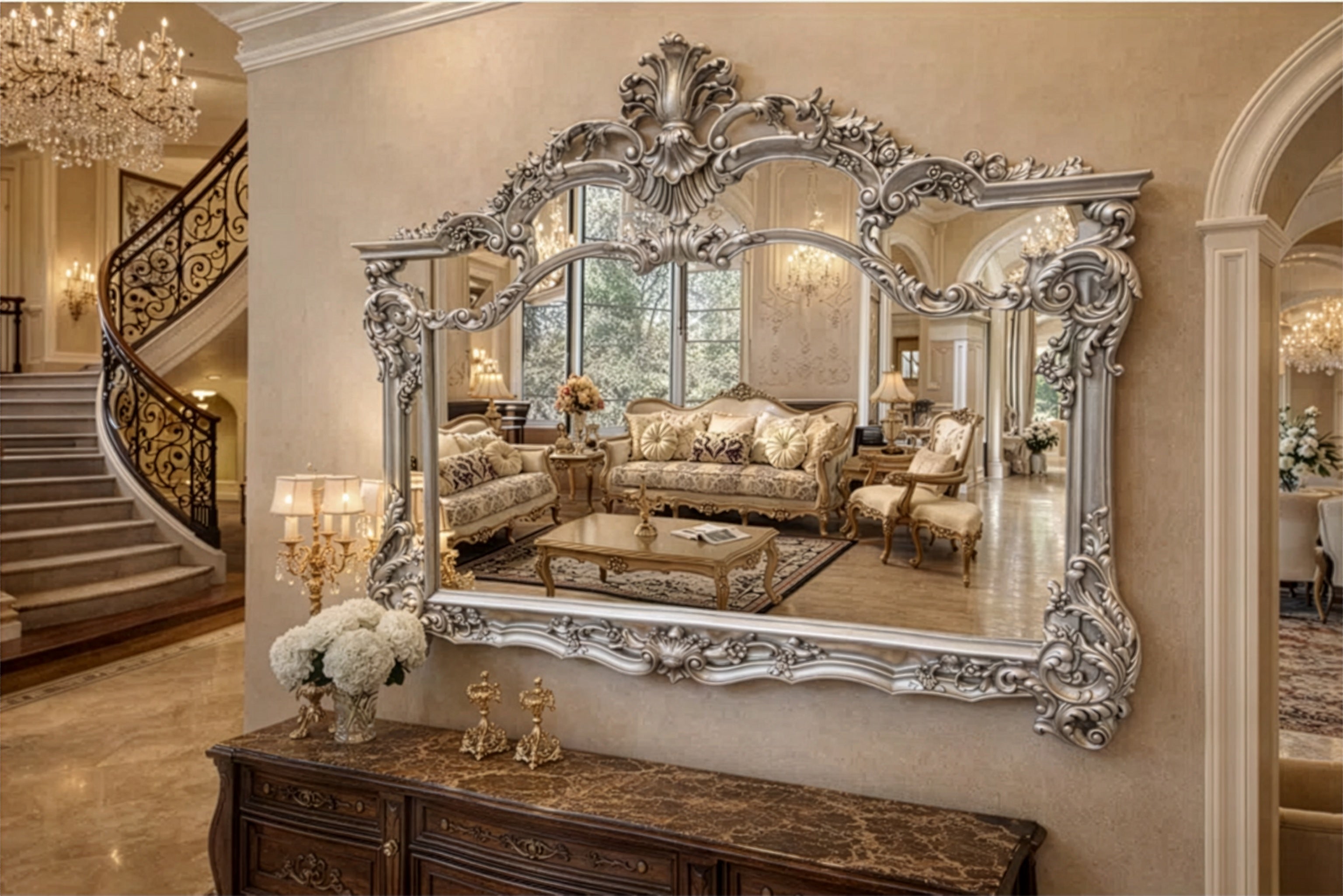 Royal Versailles Statement Mirror