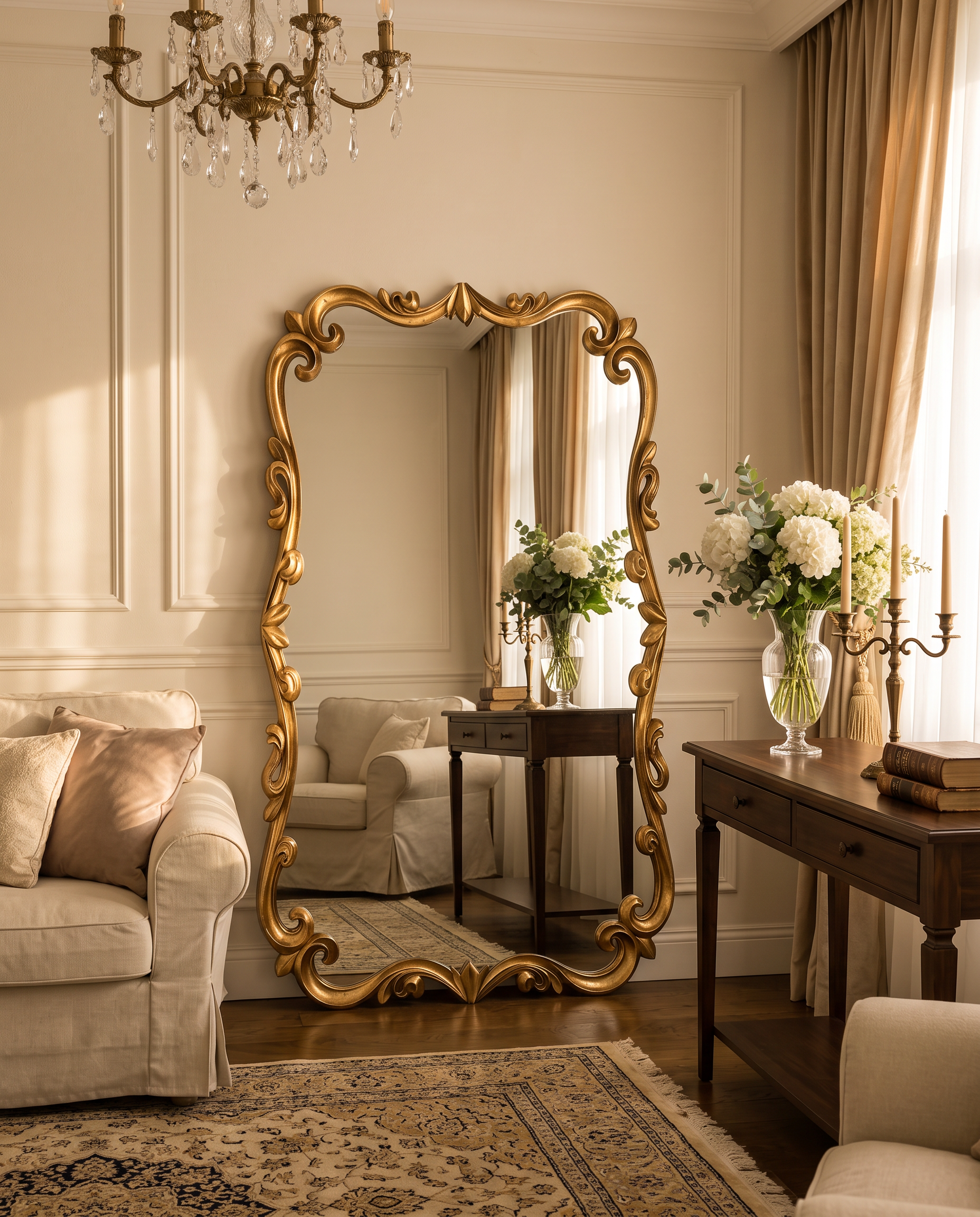 Florentine Rococo Gold Mirror