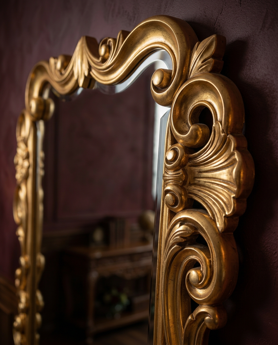 Florentine Rococo Gold Mirror