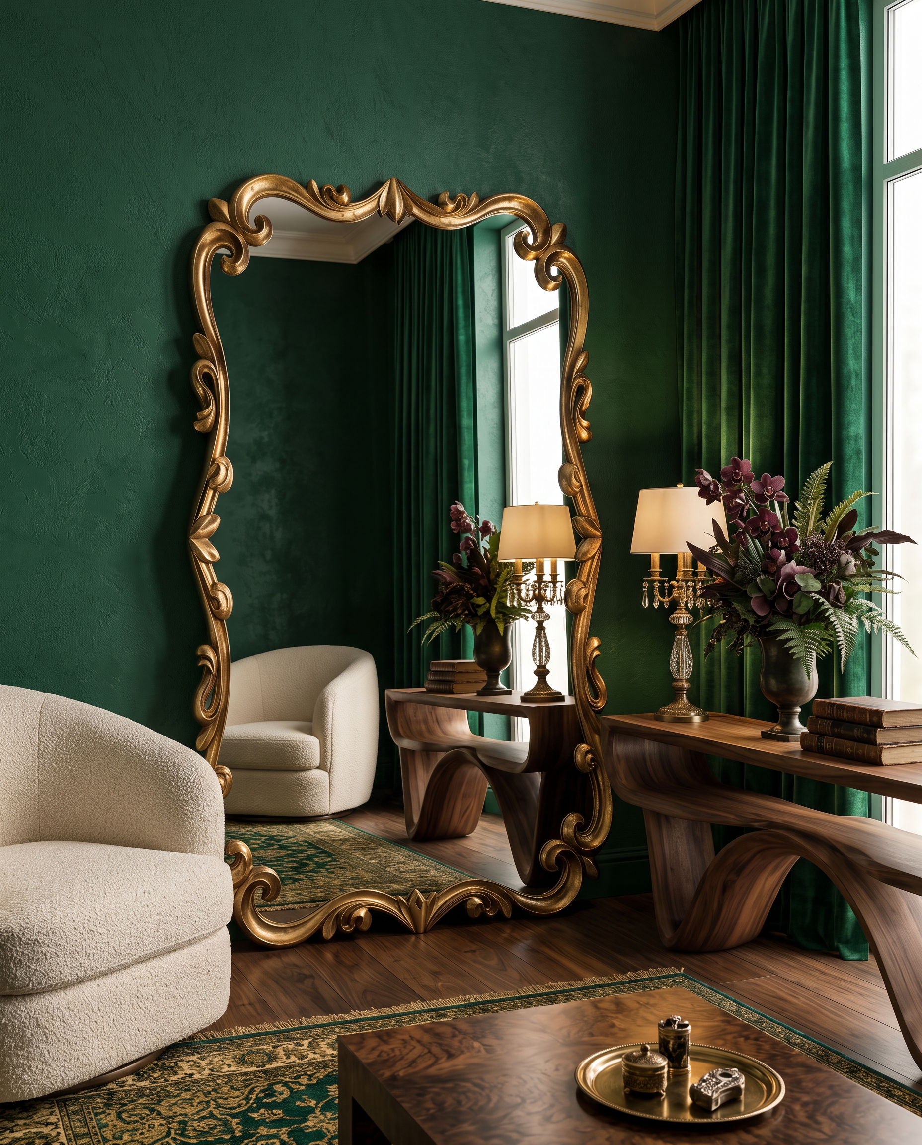 Florentine Rococo Gold Mirror
